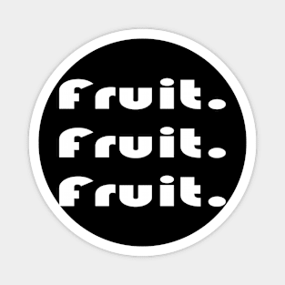 Fruit Typography Magnet